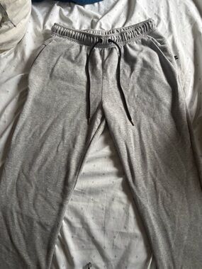 Men's Gray Drawstring Sweatpants - Casual Comfort